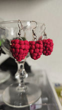 Raspberry Earrings