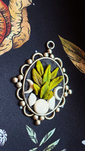 Lunar Phase Botanical Pendant