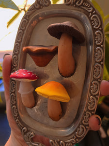 Mushroom Magnets (set of 4)