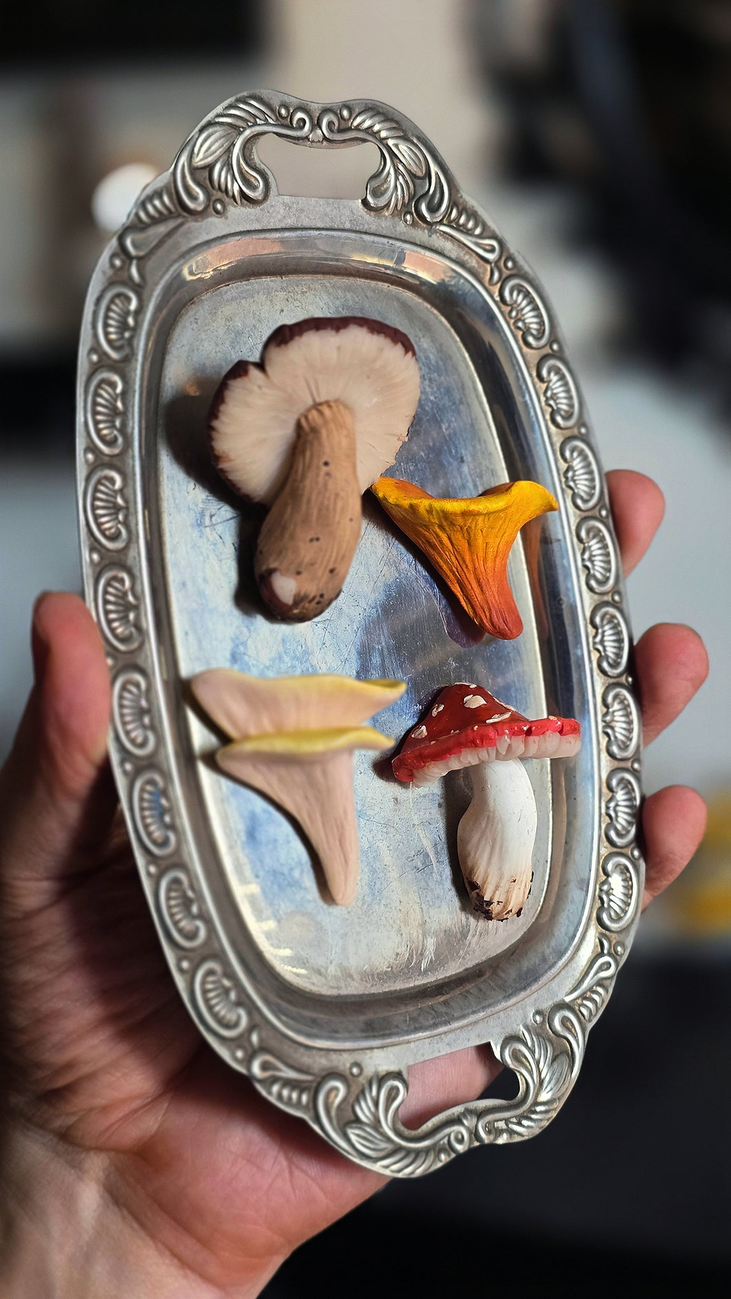 Mushroom Magnets (set of 4)